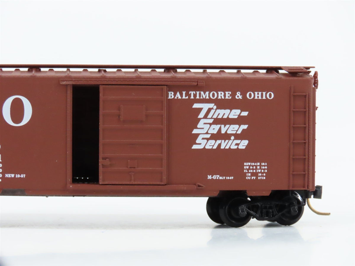 N Scale Micro-Trains MTL 20346/2 B&amp;O Baltimore &amp; Ohio 40&#39; Box Car #470751