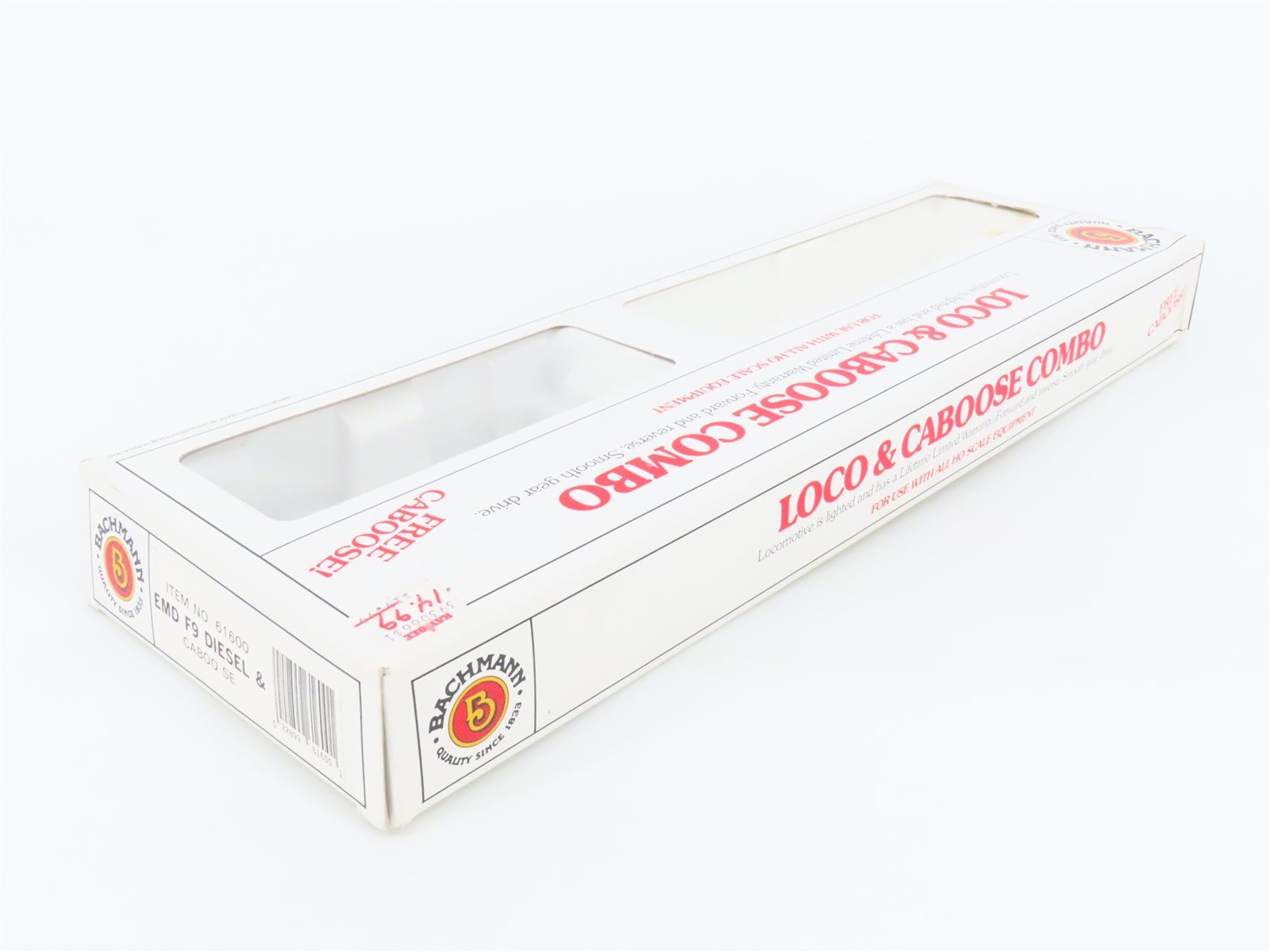 HO Scale Bachmann 61600 UP Union Pacific F9A Diesel Locomotive #1468 w/ Caboose