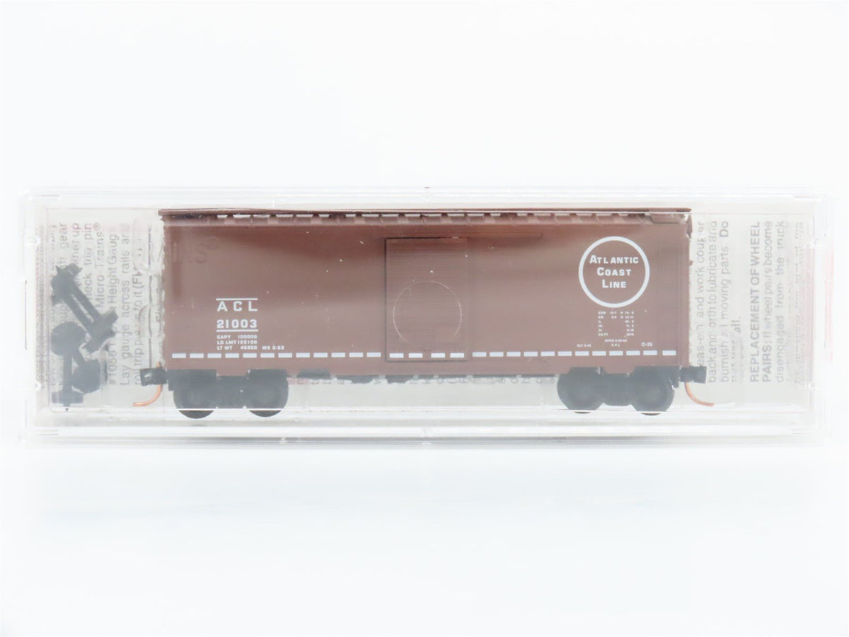 N Scale Micro-Trains MTL 20636 ACL Atlantic Coast Line 40&#39; Box Car #21003