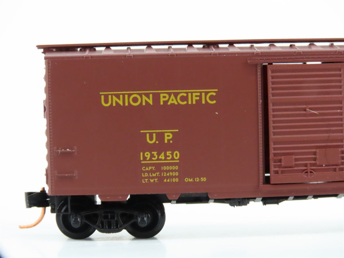 N Scale Micro-Trains MTL 20296 UP Union Pacific 40&#39; Single Door Box Car #193450