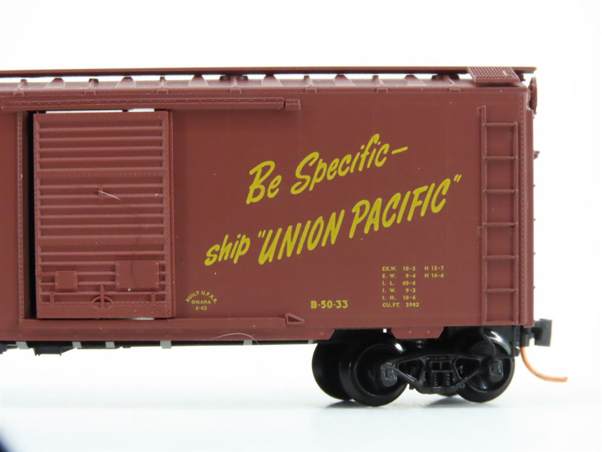 N Scale Micro-Trains MTL 20296 UP Union Pacific 40&#39; Single Door Box Car #193450