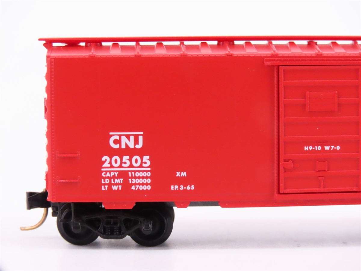 N Scale Micro-Trains MTL 20196 CNJ Jersey Central 40&#39; Single Door Box Car #20505