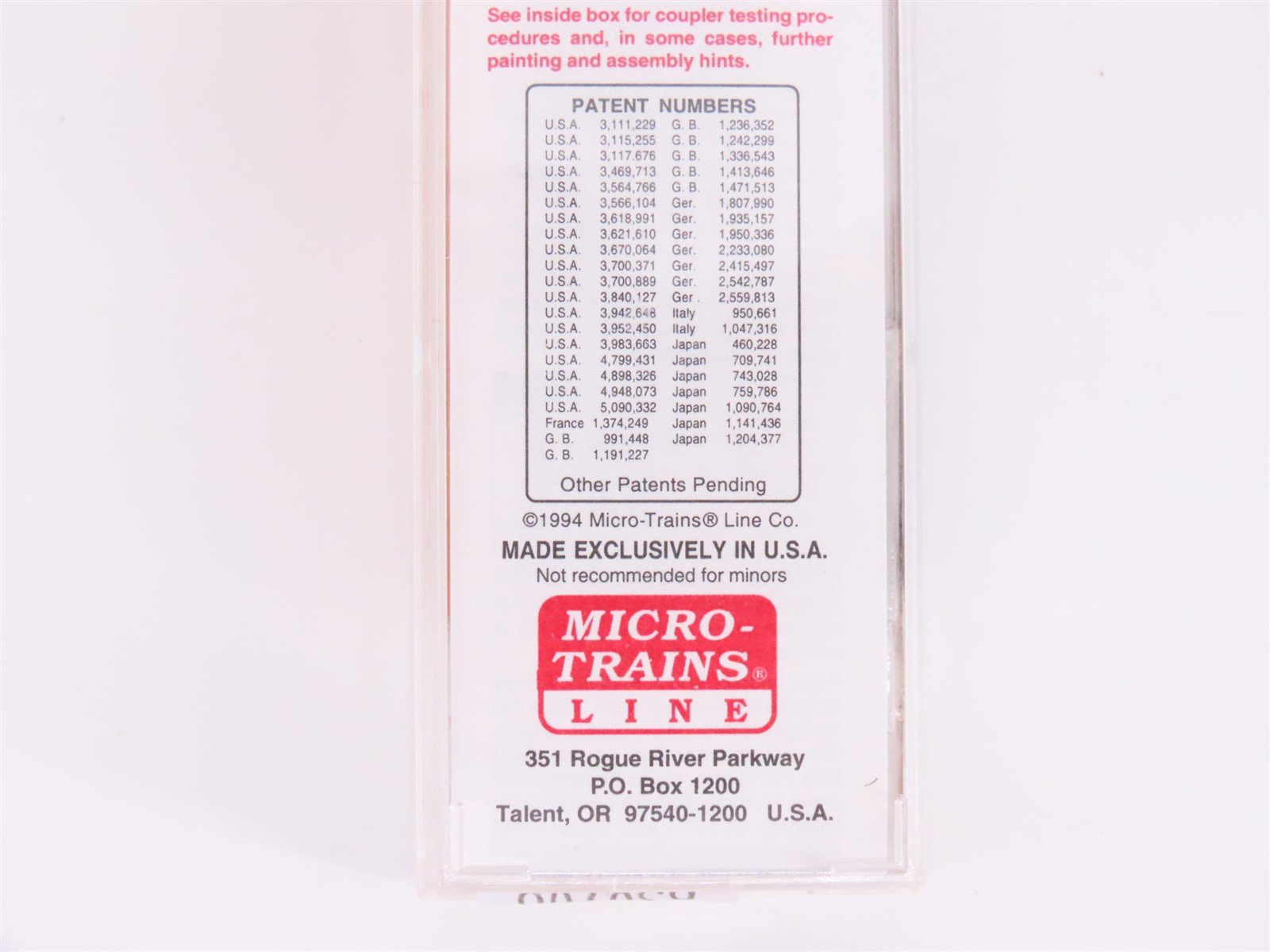 N Scale Micro-Trains MTL 20166 GN Great Northern Circus Train 40' Box Car #19038