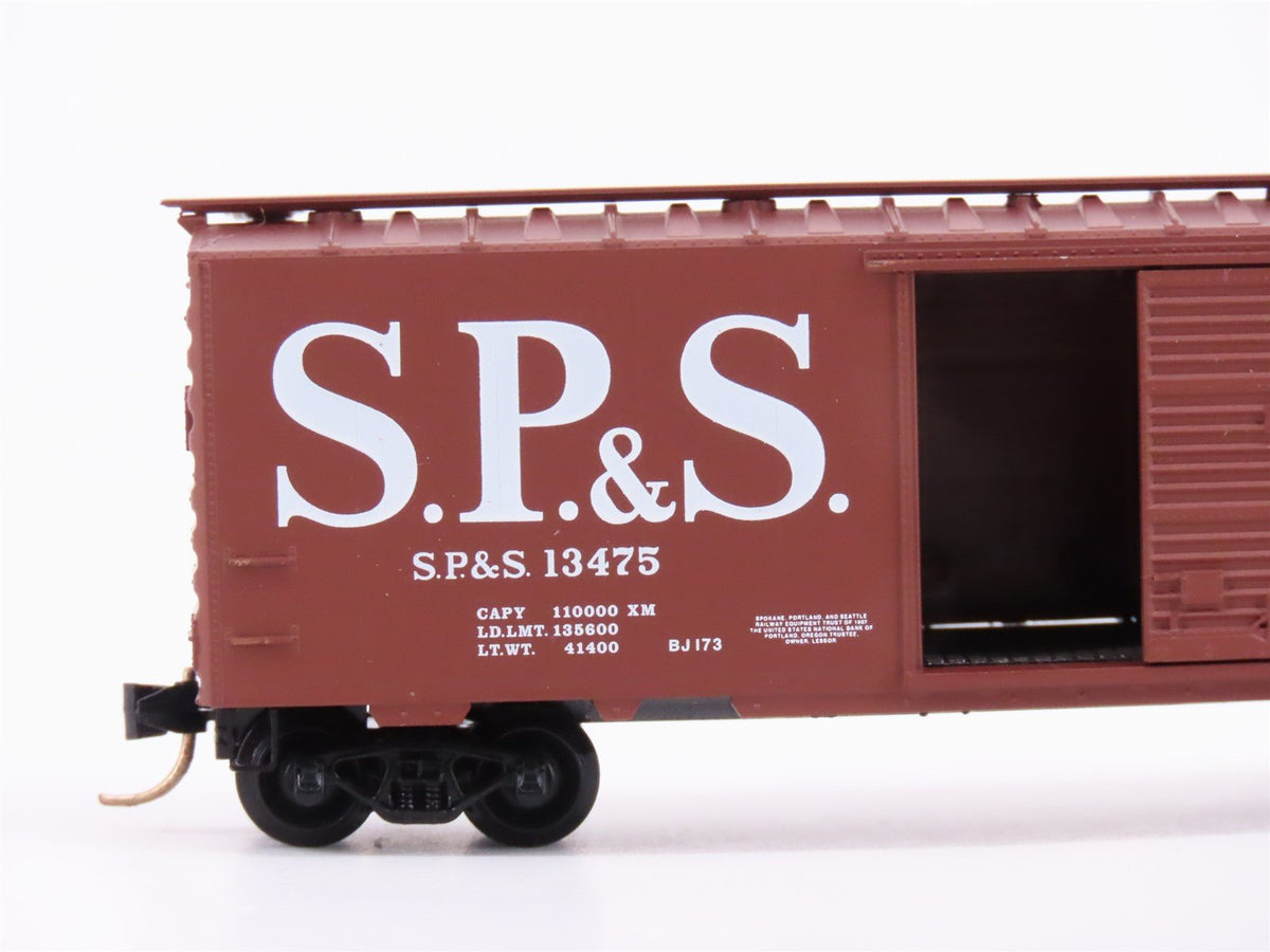 N Scale Micro-Trains MTL 20246 SP&amp;S Spokane Portland &amp; Seattle 40&#39; Box Car 13475