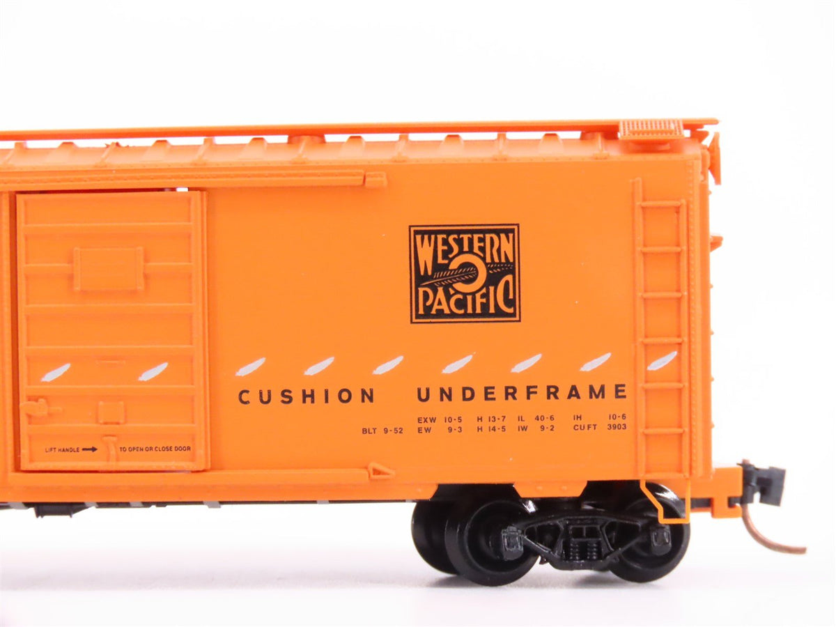 N Scale Micro-Trains MTL 20506 WP Western Pacific Feather 40&#39; Box Car #1952