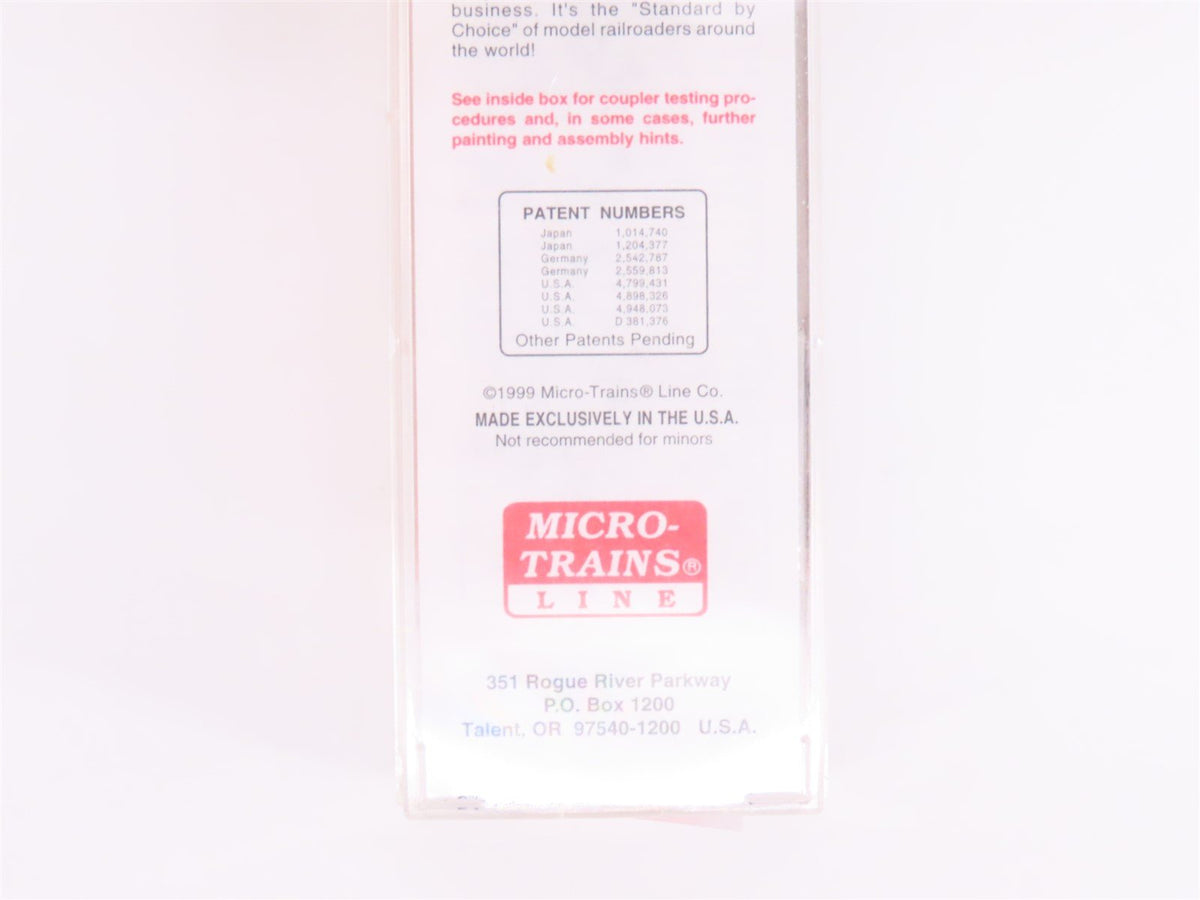 N Scale Micro-Trains MTL 20506 WP Western Pacific Feather 40&#39; Box Car #1952