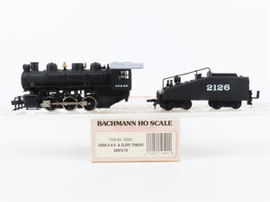 HO Scale Bachmann 50502 ATSF Santa Fe 0-6-0 Steam Locomotive #2126