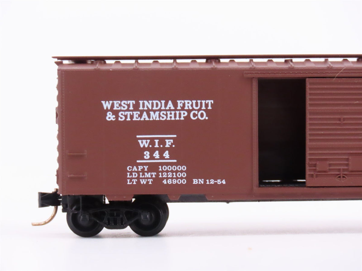 N Scale Micro-Trains MTL 20106 WIF West India Fruit 40&#39; Single Door Box Car #344