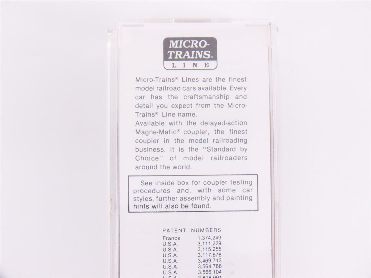 N Scale Micro-Trains MTL 20106 WIF West India Fruit 40&#39; Single Door Box Car #344