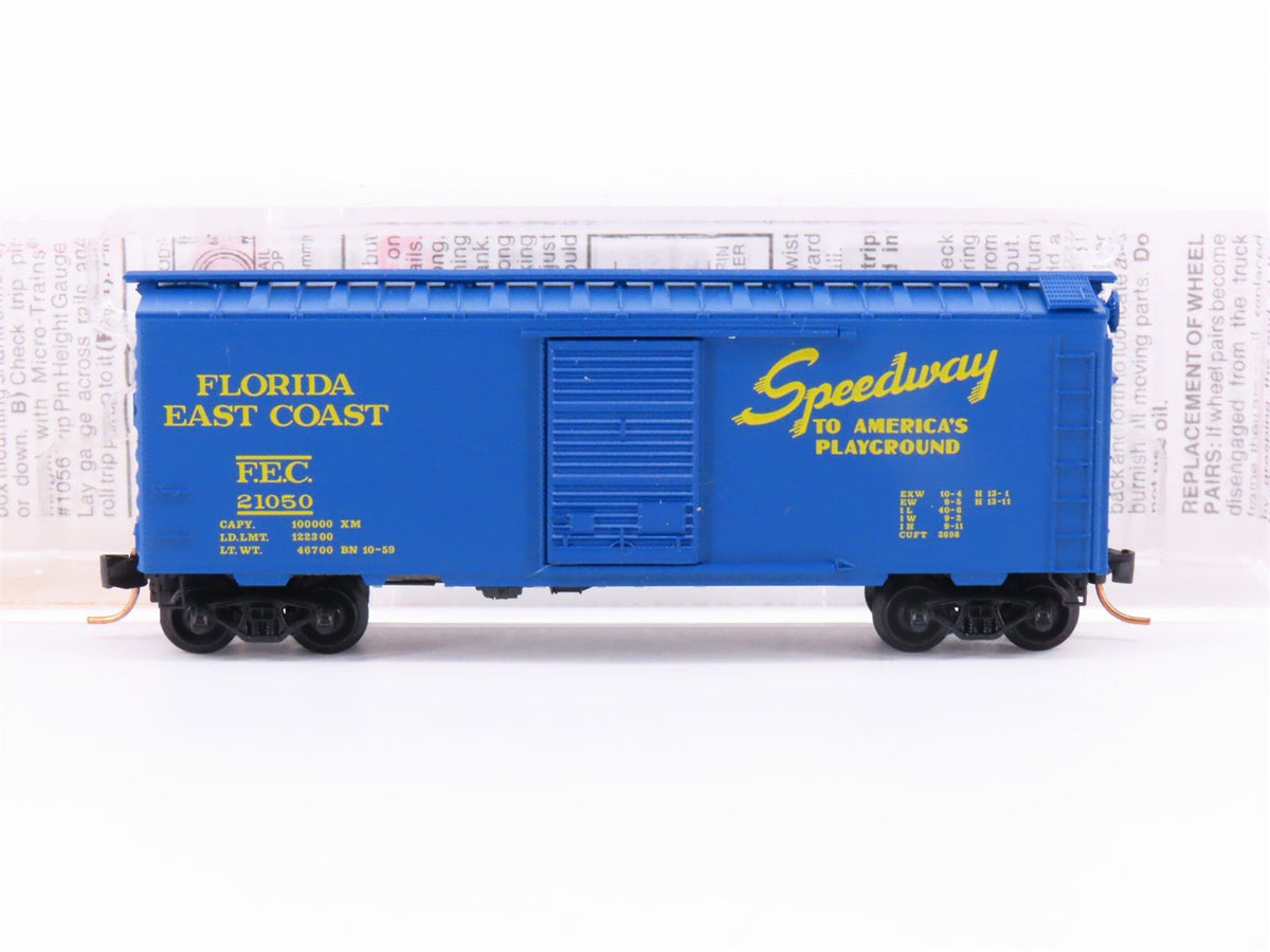 N Scale Micro-Trains MTL 20096 FEC Florida East Coast 40&#39; Box Car #21050