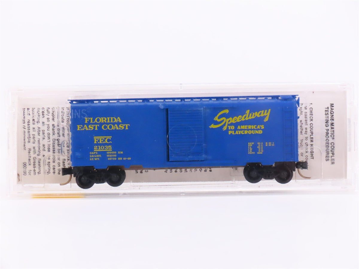 N Scale Micro-Trains MTL 20096 FEC Florida East Coast 40&#39; Box Car #21035