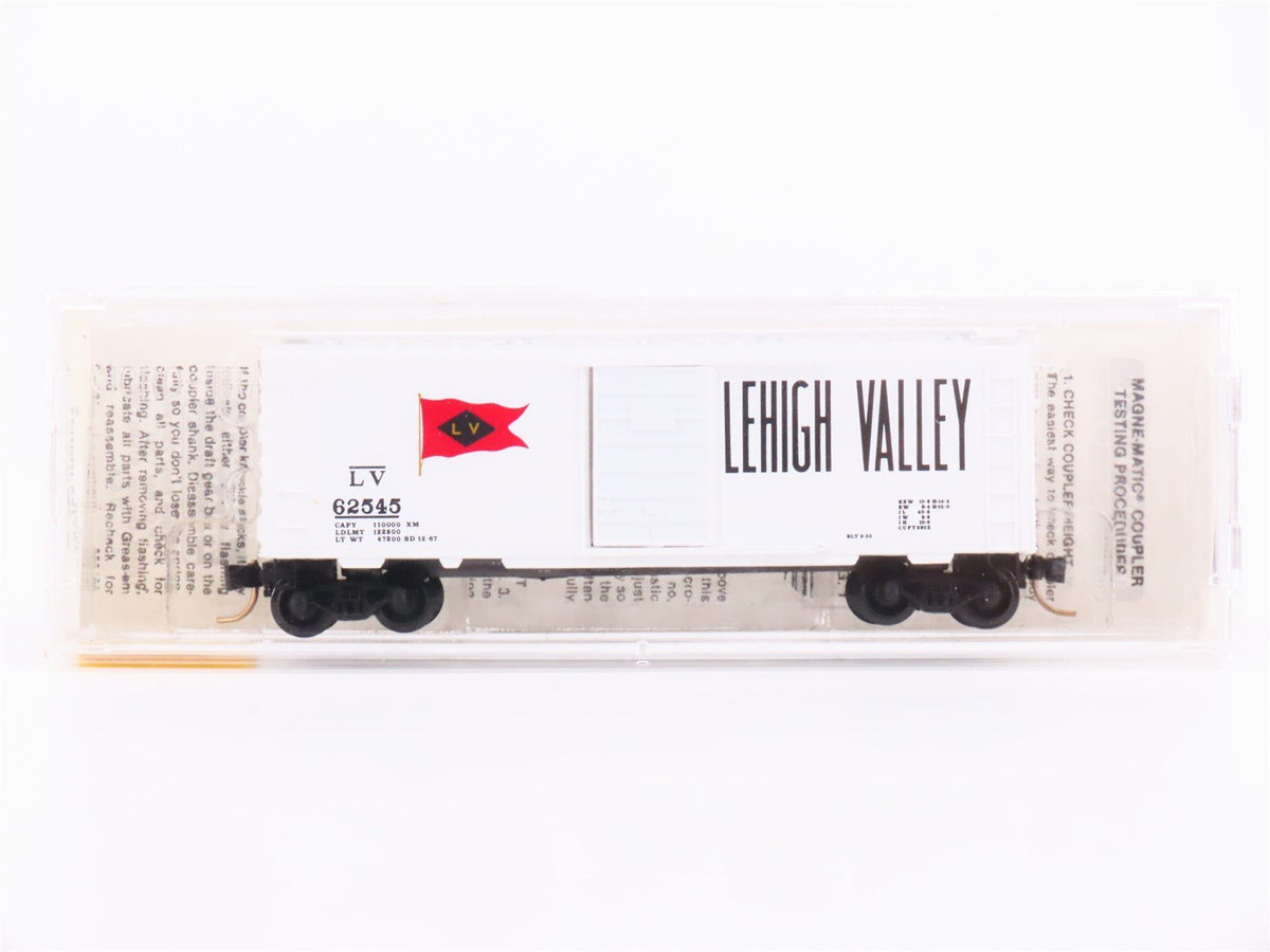 N Scale Micro-Trains MTL 20126 LV Lehigh Valley Railroad 40&#39; Box Car #62545