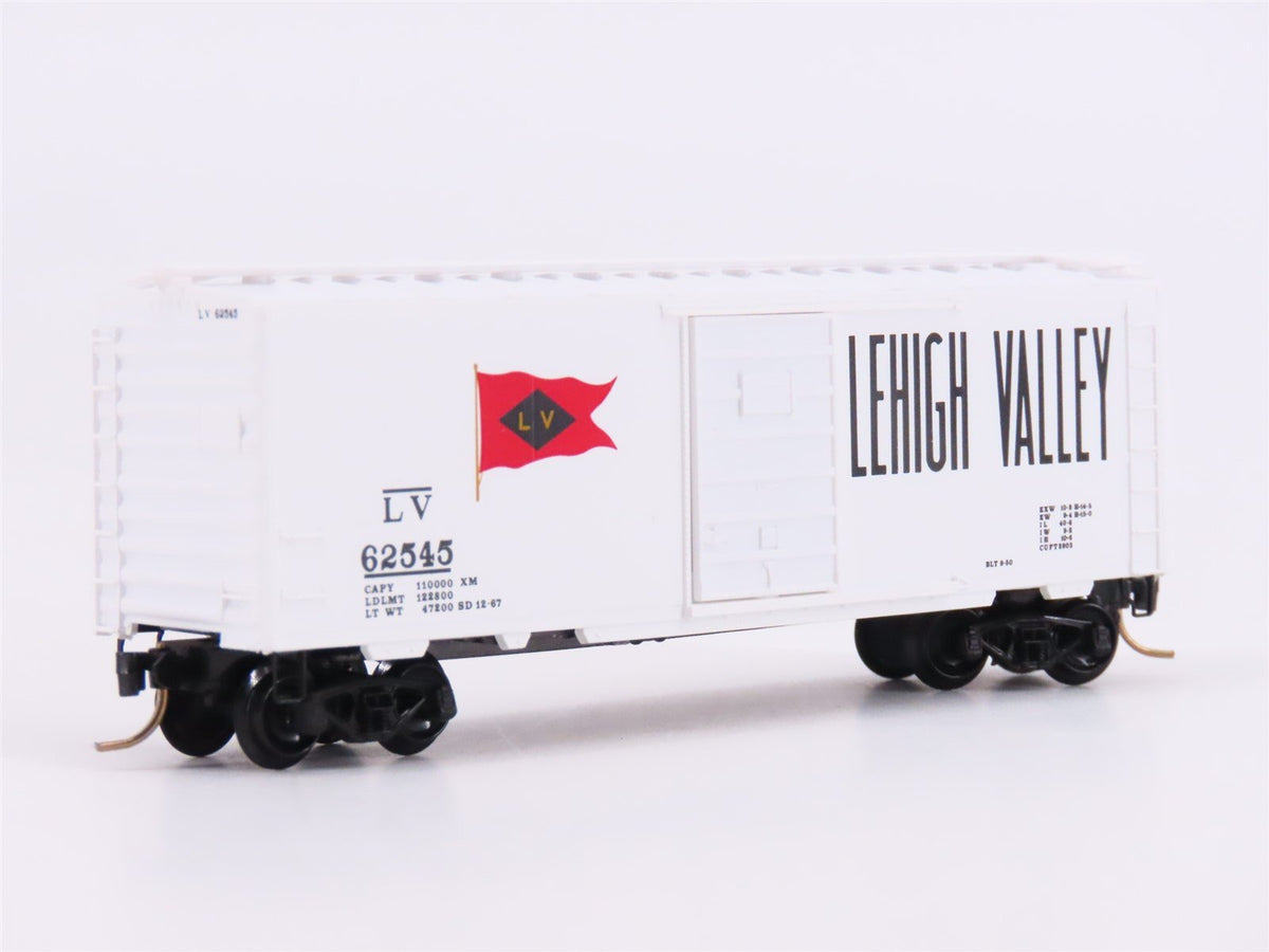 N Scale Micro-Trains MTL 20126 LV Lehigh Valley Railroad 40&#39; Box Car #62545