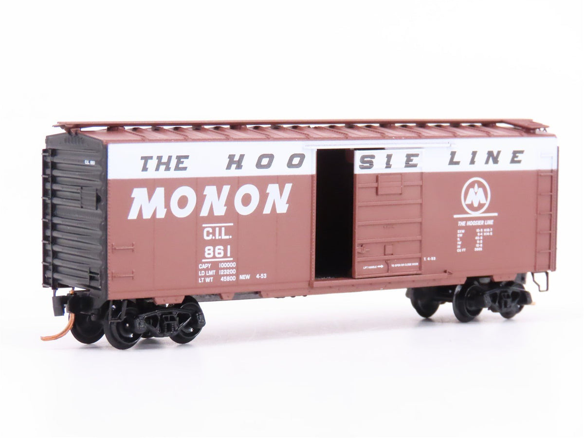 N Micro-Trains MTL 20486 CIL Monon &quot;Hoosier Line&quot; 40&#39; Single Door Box Car #861