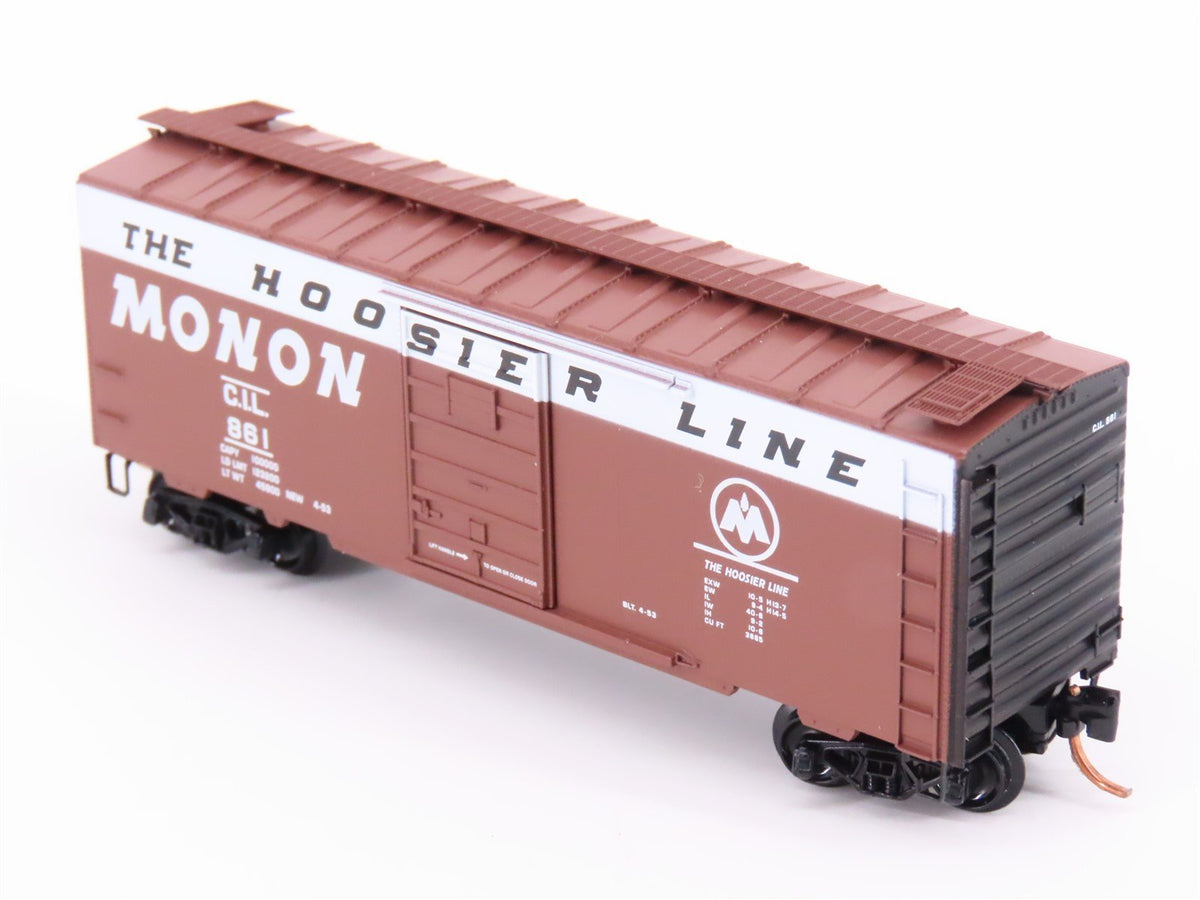 N Micro-Trains MTL 20486 CIL Monon &quot;Hoosier Line&quot; 40&#39; Single Door Box Car #861