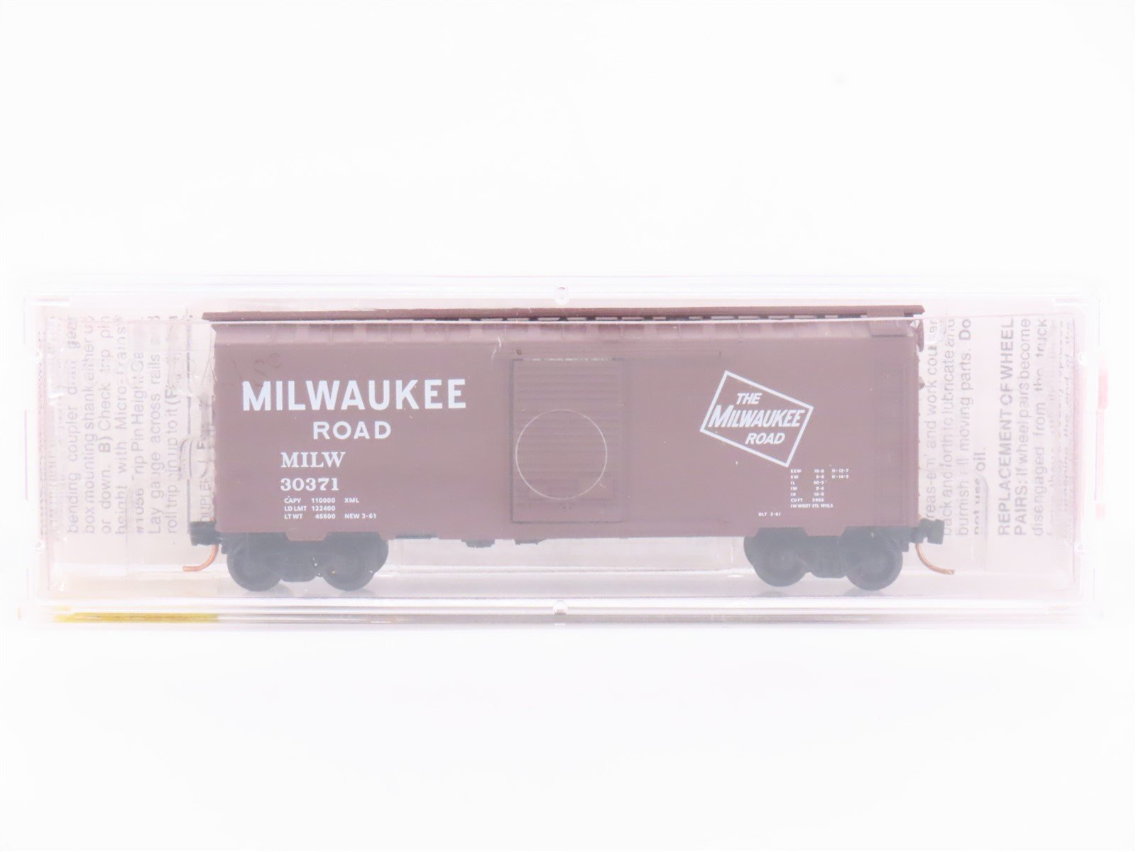 N Scale Micro-Trains MTL 20526 MILW Milwaukee Road 40' Single Door Box Car 30371