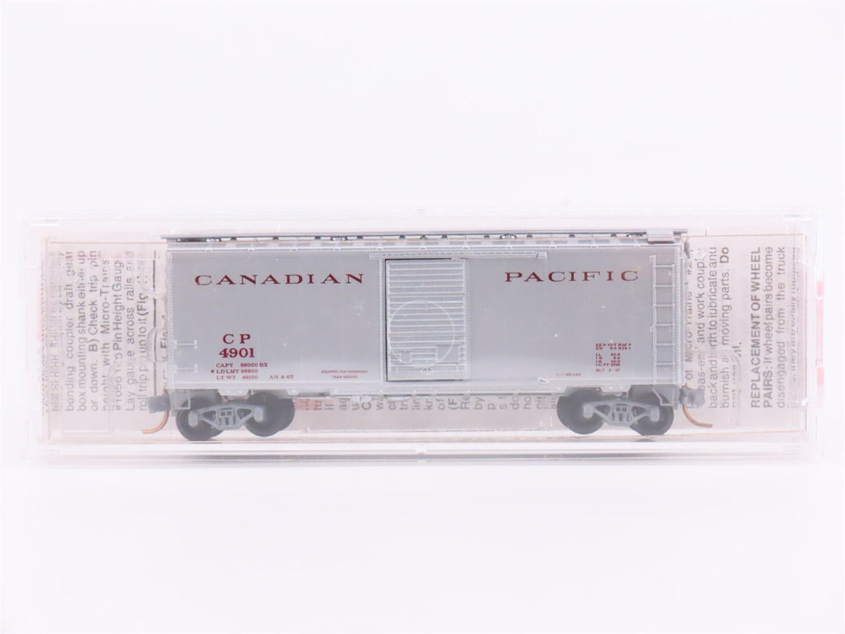 N Scale Micro-Trains MTL 20546 CP Canadian Pacific 40&#39; Single Door Box Car #4901