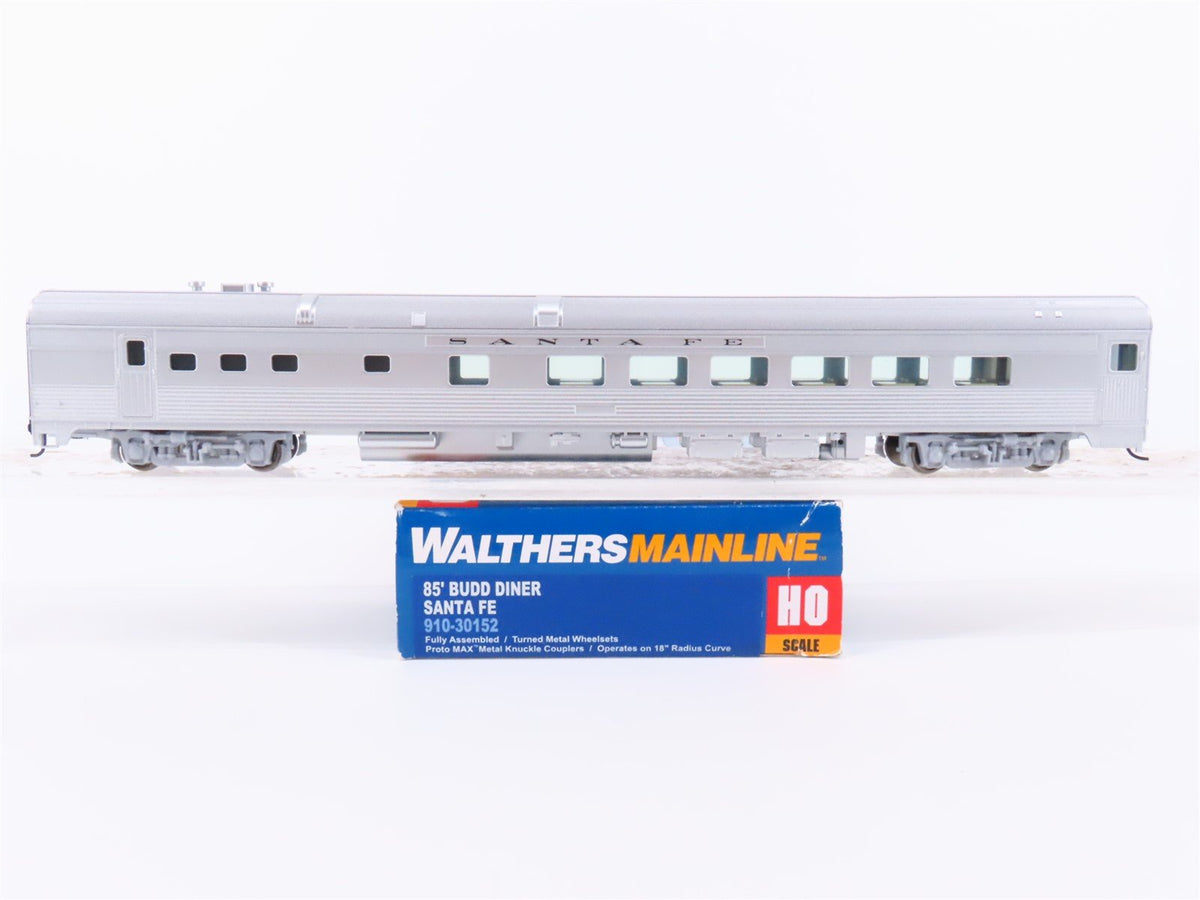 HO Scale Walthers Mainline 910-30152 ATSF Santa Fe 85&#39; Budd Diner Passenger Car