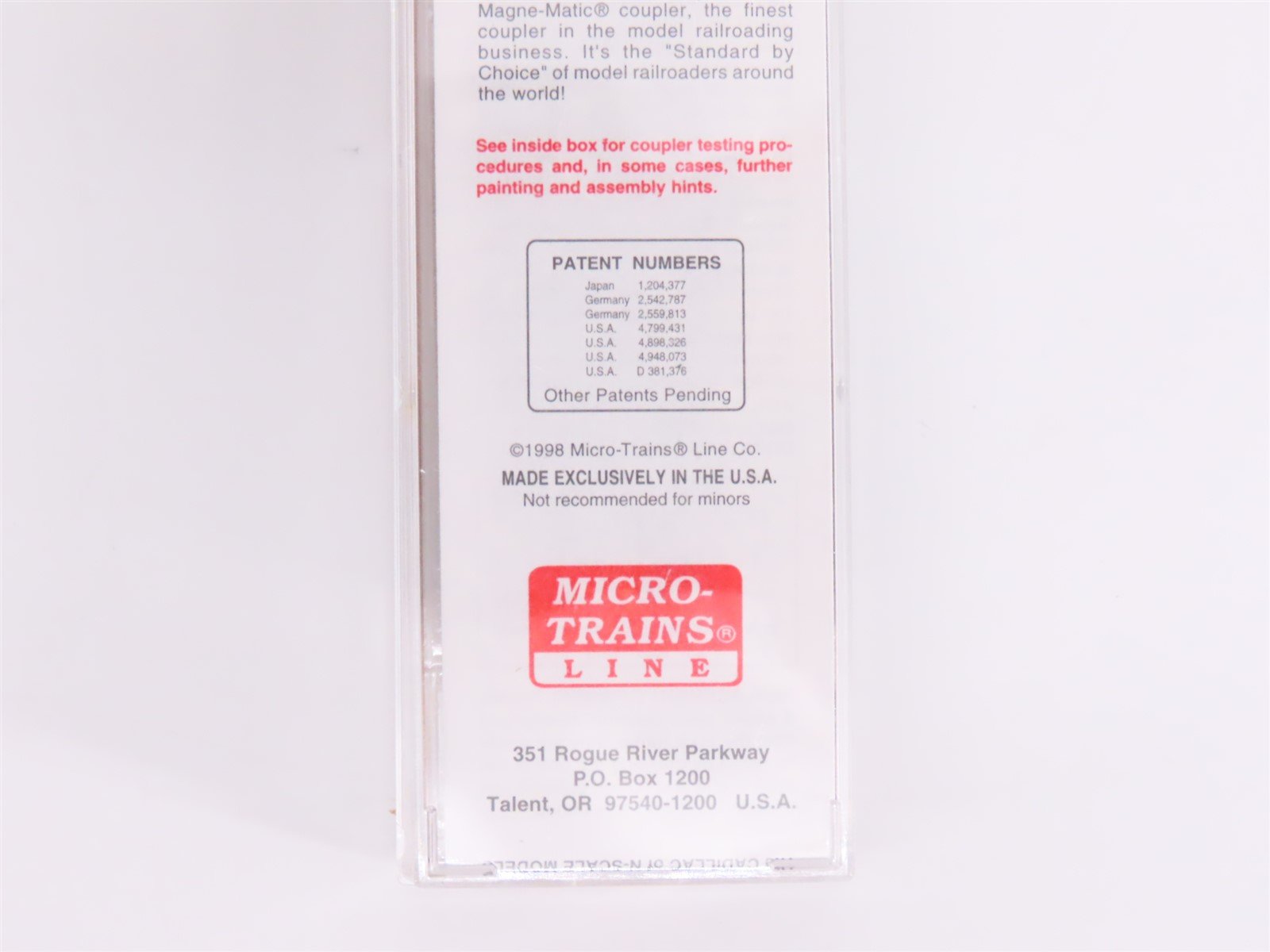 N Scale Micro-Trains MTL 20426 MTC Mystic Terminal Company 40' Box Car #74015