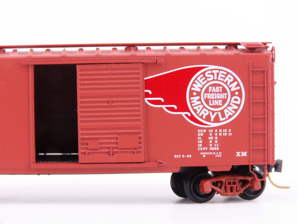 N Scale Micro-Trains MTL 20396 WM Western Maryland Railroad 40&#39; Box Car #29140