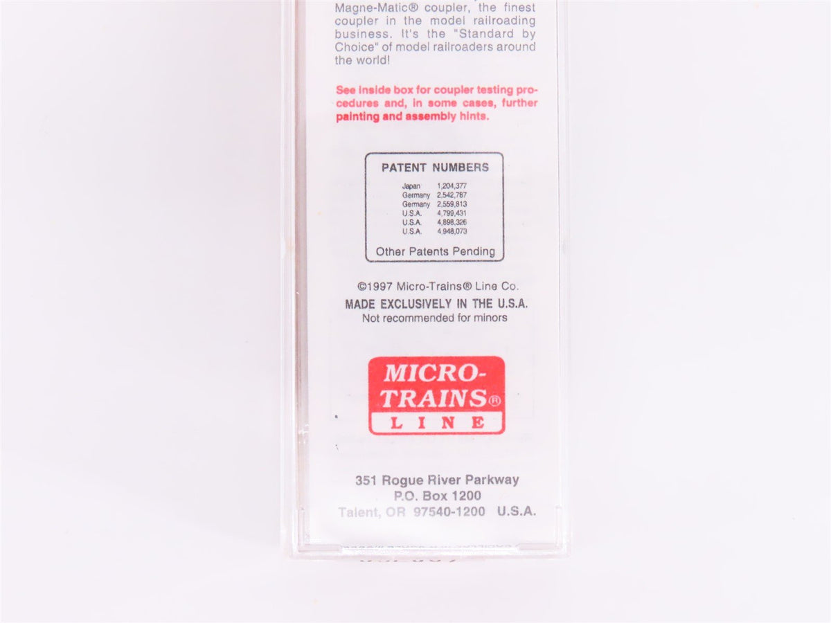 N Scale Micro-Trains MTL 20396 WM Western Maryland Railroad 40&#39; Box Car #29140