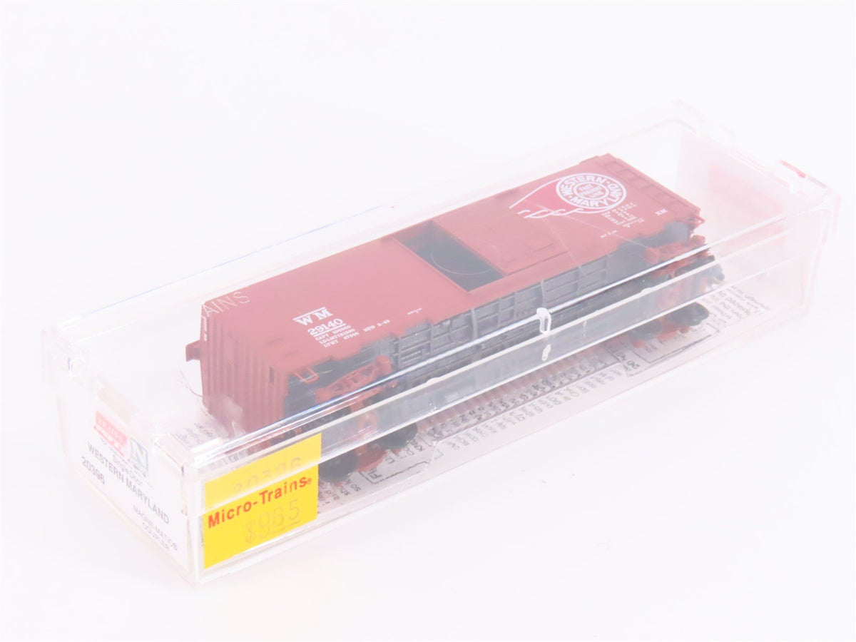 N Scale Micro-Trains MTL 20396 WM Western Maryland Railroad 40&#39; Box Car #29140