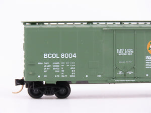 N Scale Micro-Trains MTL 21230 BCOL British Columbia Railway 40' Box Car #8004