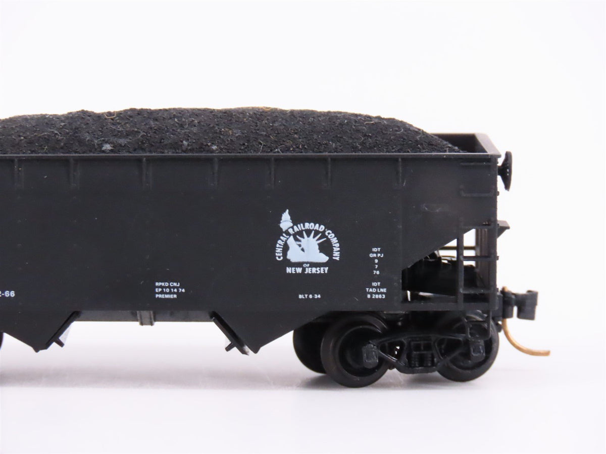 N Scale Kadee Micro-Trains MTL 55210 CNJ Jersey Central 2-Bay 33&#39; Hopper #68134