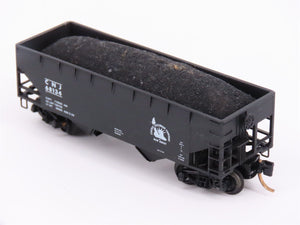 N Scale Kadee Micro-Trains MTL 55210 CNJ Jersey Central 2-Bay 33' Hopper #68134