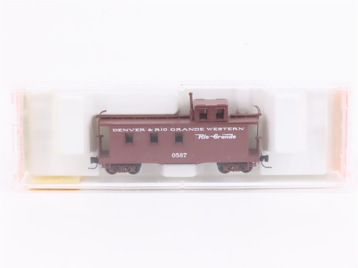 Nn3 Scale Micro-Trains MTL 15701 D&amp;RGW Denver &amp; Rio Grande Western Caboose #0587