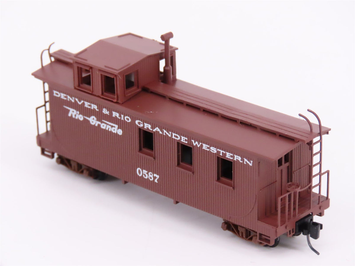 Nn3 Scale Micro-Trains MTL 15701 D&amp;RGW Denver &amp; Rio Grande Western Caboose #0587