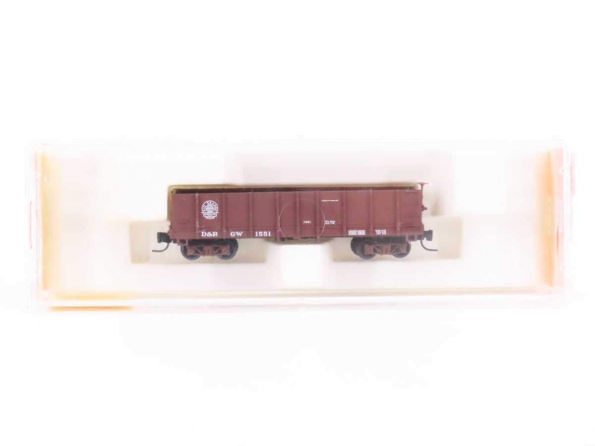 Nn3 Scale Micro-Trains MTL 15203 D&amp;RGW Denver &amp; Rio Grande Western Gondola #1551