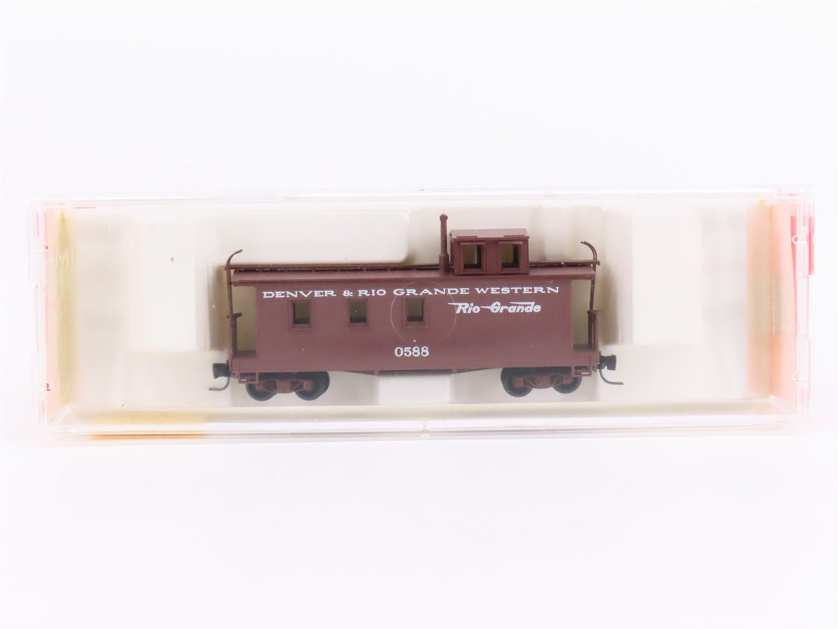 Nn3 Scale Micro-Trains MTL 15701 D&amp;RGW Denver &amp; Rio Grande Western Caboose #0588