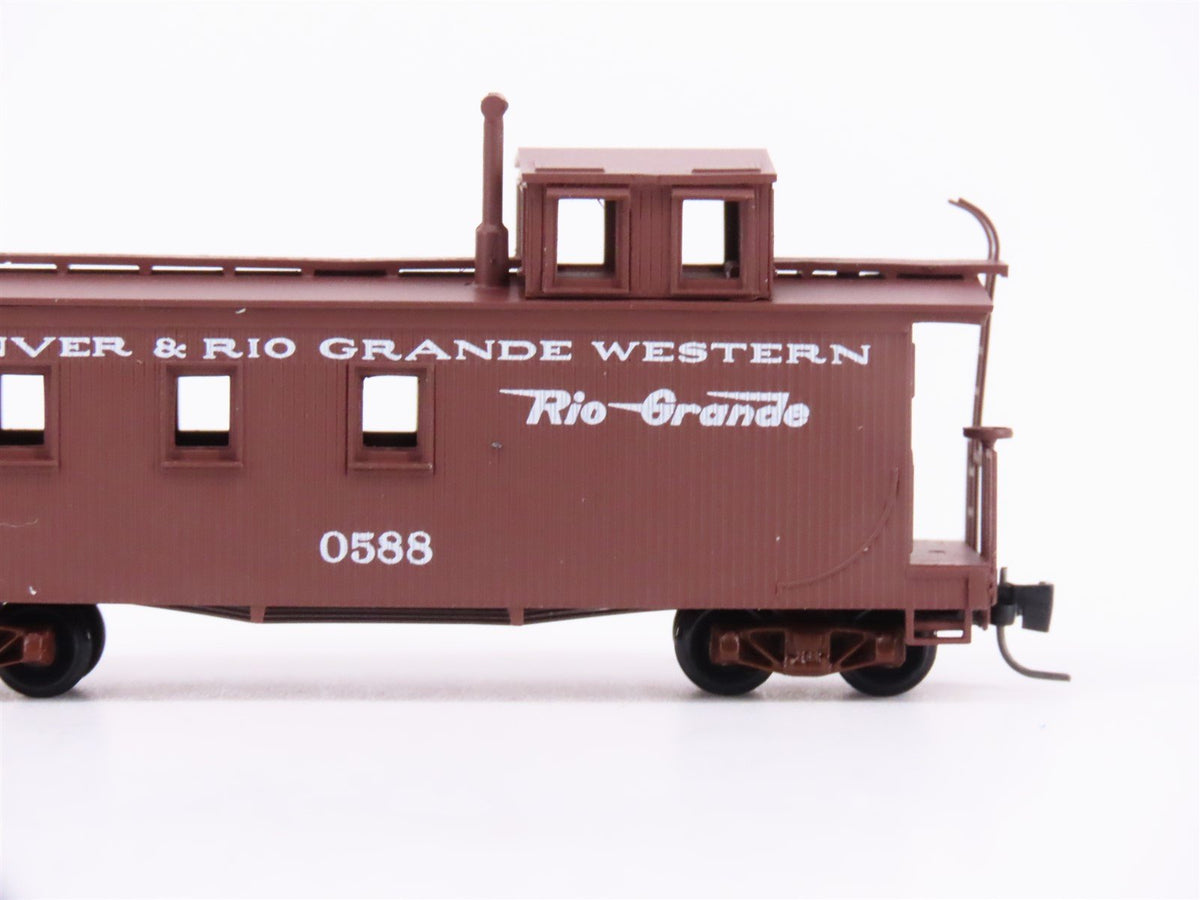 Nn3 Scale Micro-Trains MTL 15701 D&amp;RGW Denver &amp; Rio Grande Western Caboose #0588