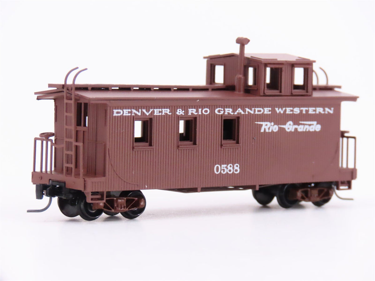 Nn3 Scale Micro-Trains MTL 15701 D&amp;RGW Denver &amp; Rio Grande Western Caboose #0588