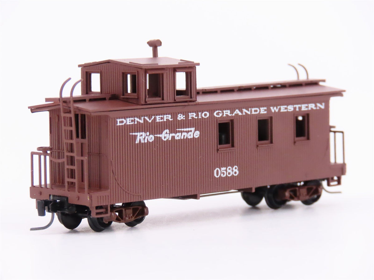 Nn3 Scale Micro-Trains MTL 15701 D&amp;RGW Denver &amp; Rio Grande Western Caboose #0588