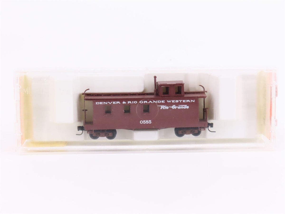 Nn3 Kadee Micro-Trains MTL 15701 D&amp;RGW Denver &amp; Rio Grande Western Caboose #0585