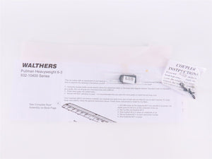 HO Scale Walthers Classic 932-10400 Undecorated Heavyweight 6-3 Passenger Car