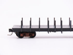 Nn3 Scale Micro-Trains MTL 15300 Undecorated Flat Car w/ Stakes