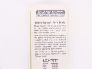 Nn3 Scale Micro-Trains MTL 15300 Undecorated Flat Car w/ Stakes