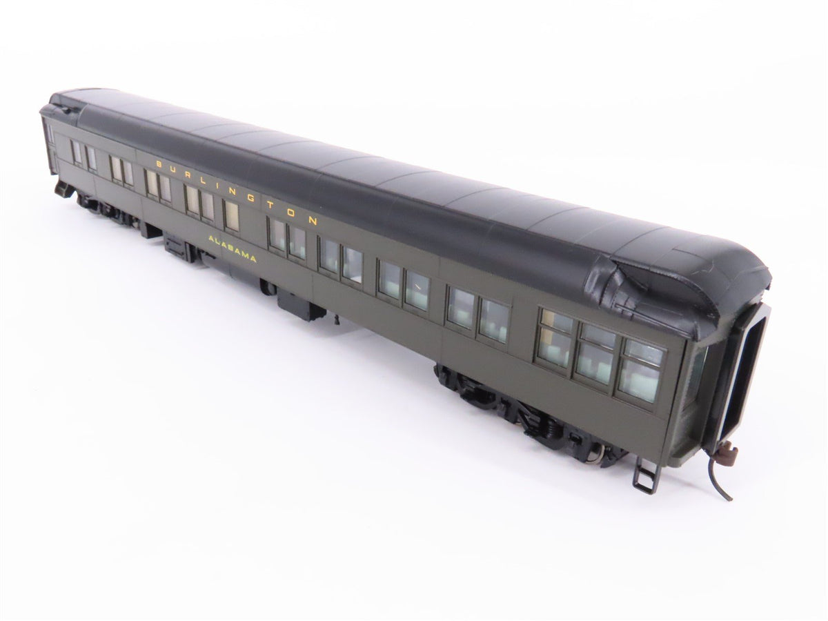 HO Walthers Classic 932-10453 CBQ HW Solarium-Obs Passenger Car &quot;Alabama&quot;