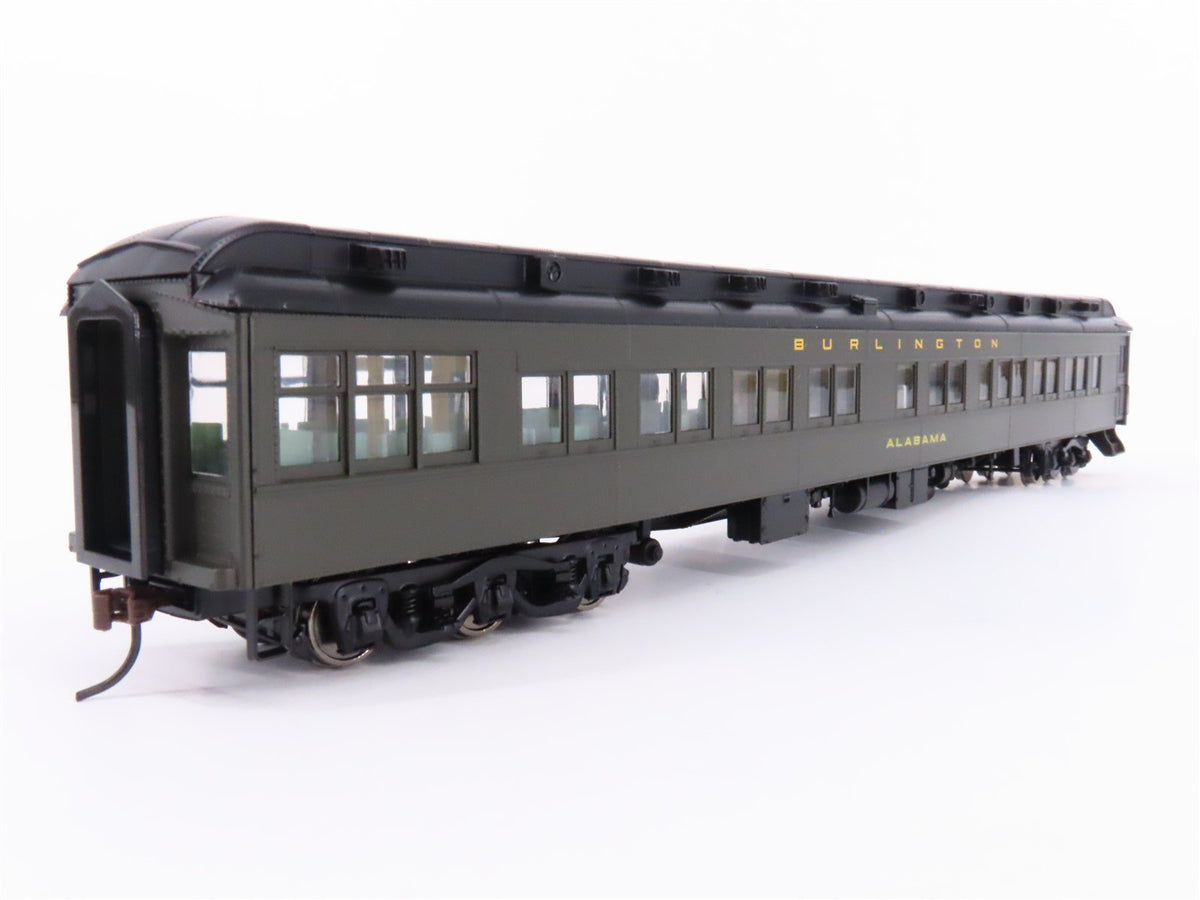 HO Walthers Classic 932-10453 CBQ HW Solarium-Obs Passenger Car &quot;Alabama&quot;