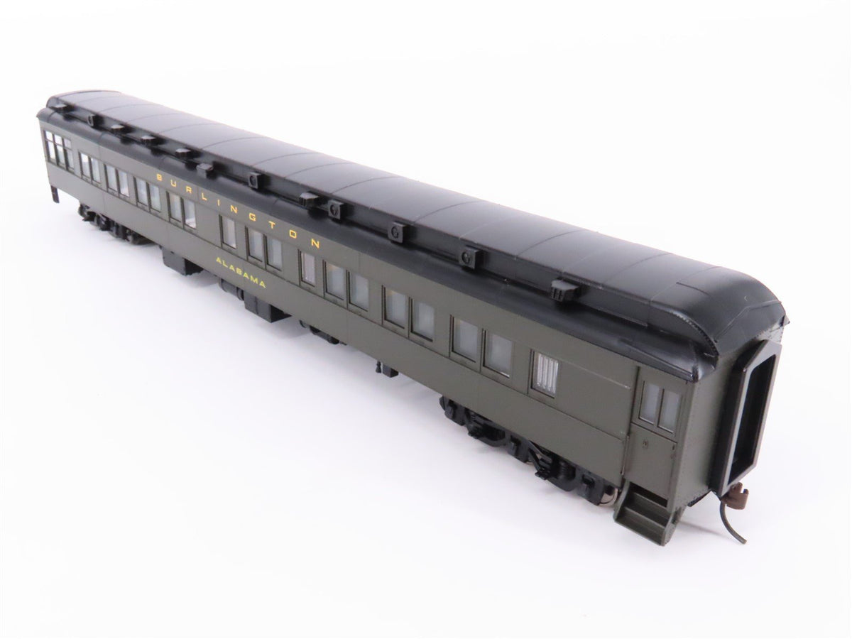 HO Walthers Classic 932-10453 CBQ HW Solarium-Obs Passenger Car &quot;Alabama&quot;