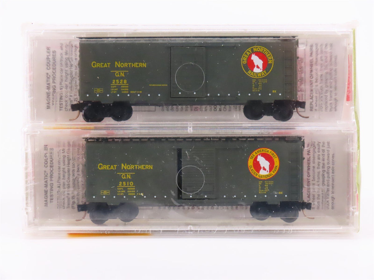 N Scale Micro-Trains MTL 20406-2 GN Great Northern 40&#39; Box Car 2-Pack Sealed