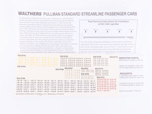 HO Scale Walthers 932-6762 ATSF Santa Fe Pullman 52-Seat Coach Passenger Car