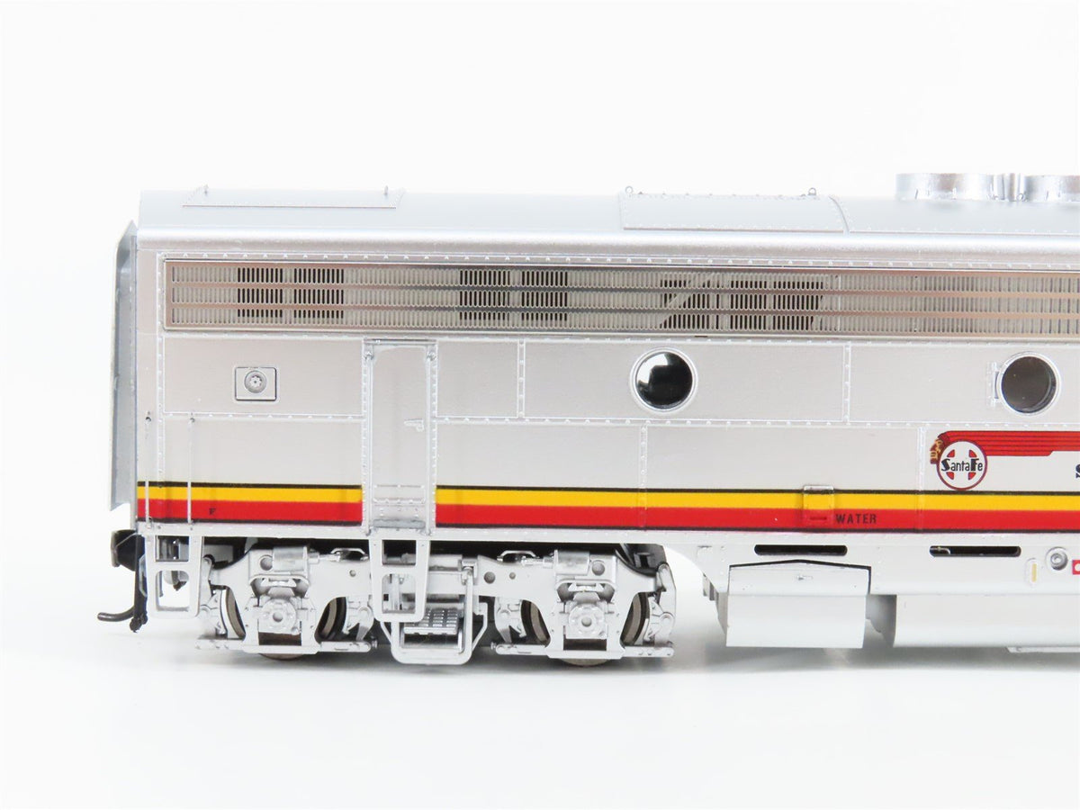 HO Walthers Proto ATSF &quot;Warbonnet&quot; EMD F3A/B Diesel Set #16L/16A w/ DCC &amp; Sound