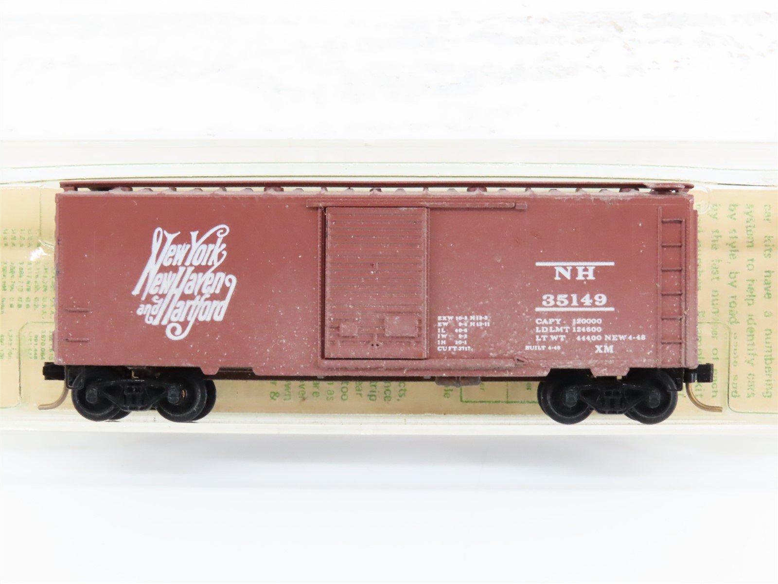 N Kadee Micro-Trains MTL 20029 NH 40' Box Car #35149 Weathered - Blue Label