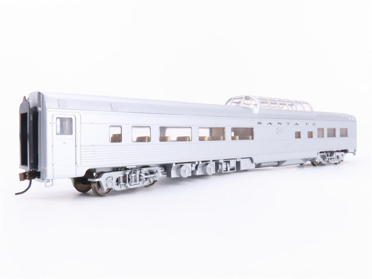 HO Scale Walthers 932-6485 ATSF Santa Fe 85&#39; Budd Dome Coach Passenger Car