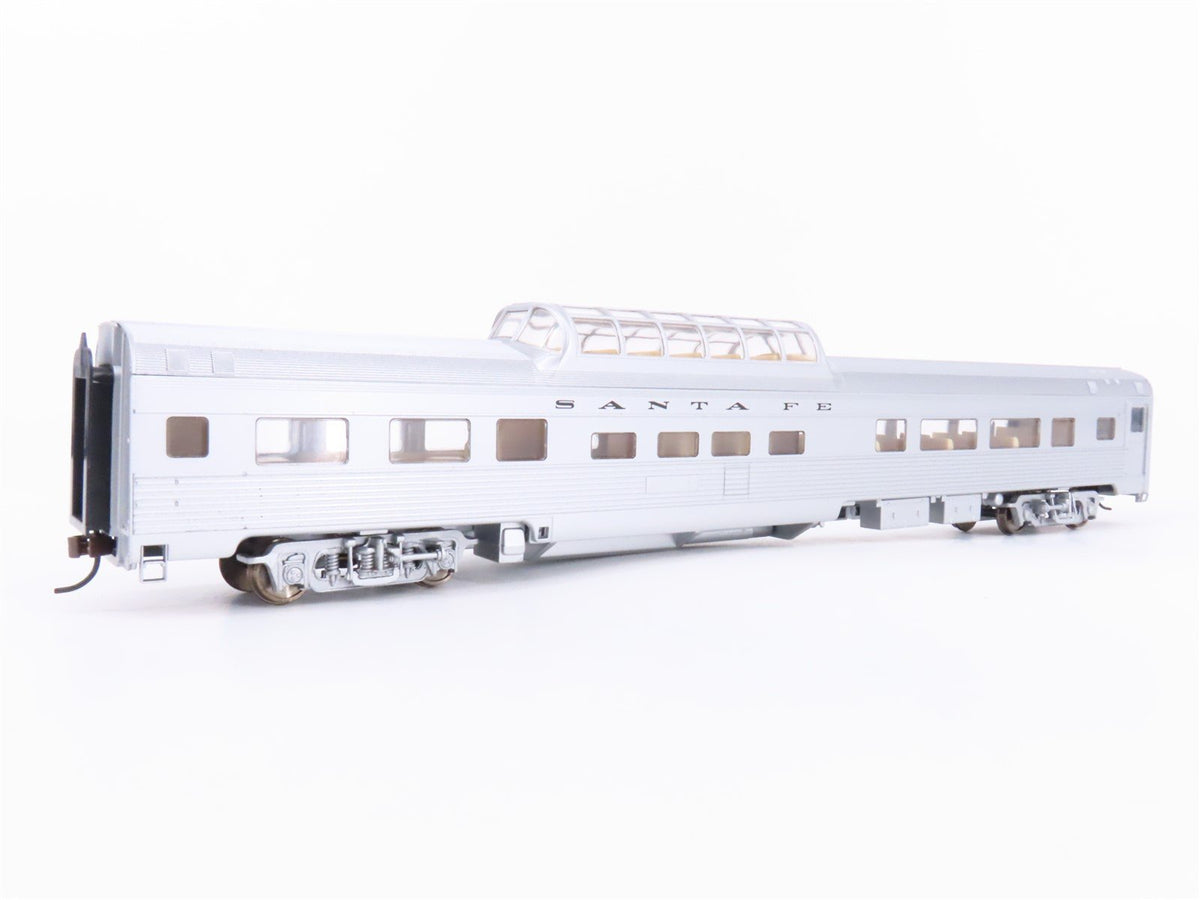 HO Scale Walthers 932-6485 ATSF Santa Fe 85&#39; Budd Dome Coach Passenger Car