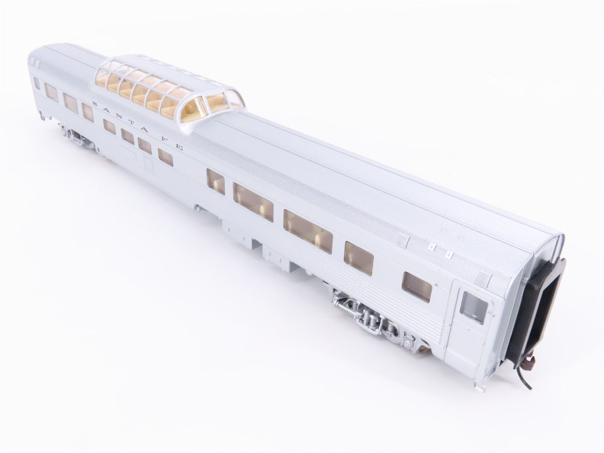 HO Scale Walthers 932-6485 ATSF Santa Fe 85&#39; Budd Dome Coach Passenger Car